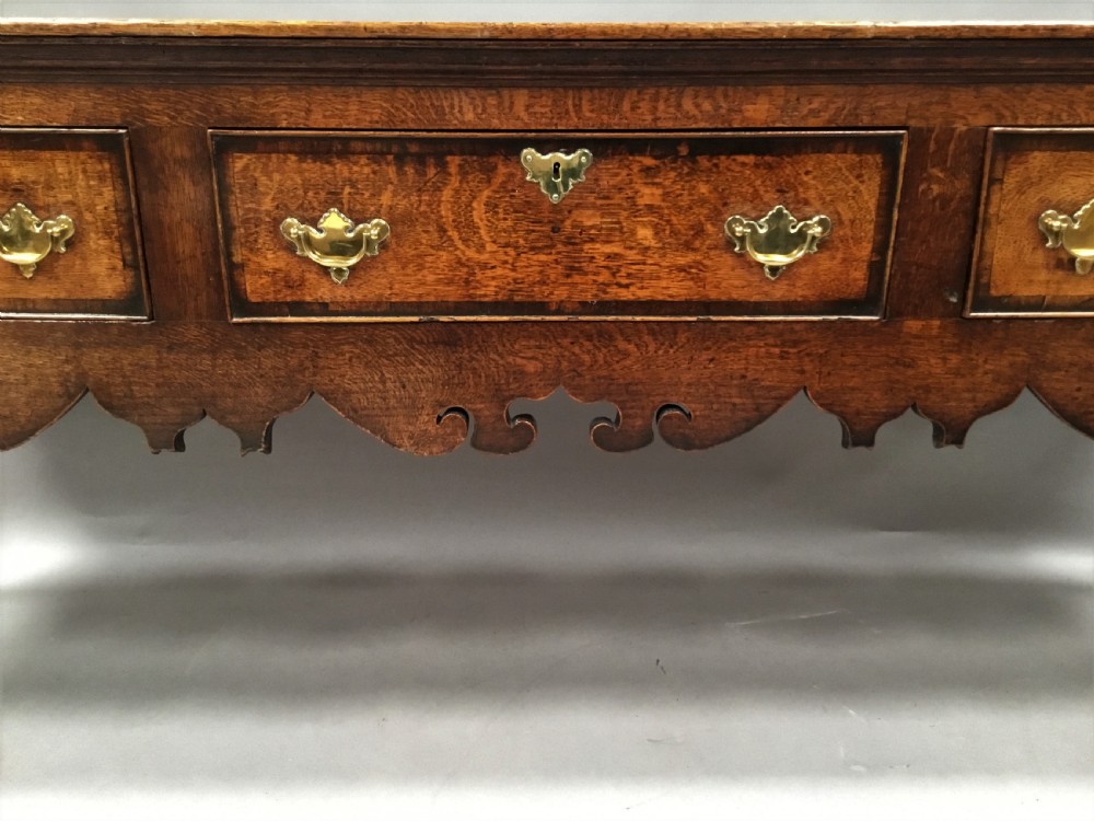 Georgian oak cabriole leg dresser View III