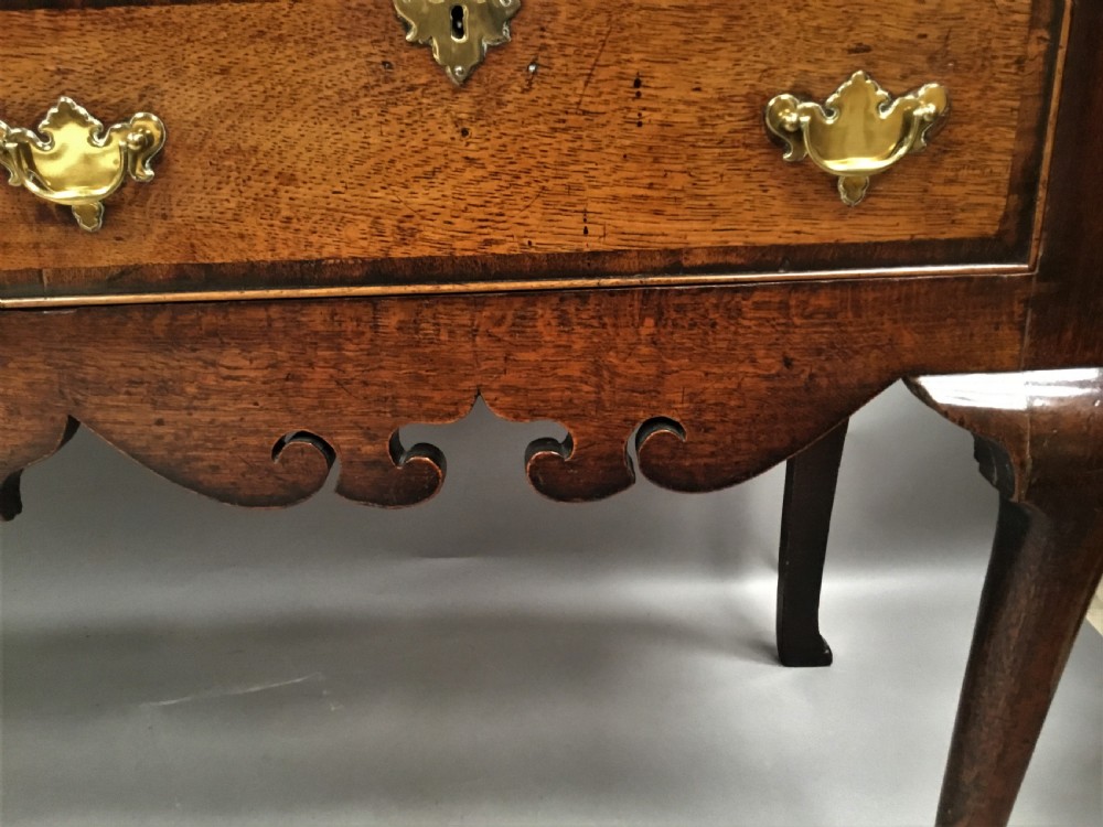 Georgian oak cabriole leg dresser View XIV