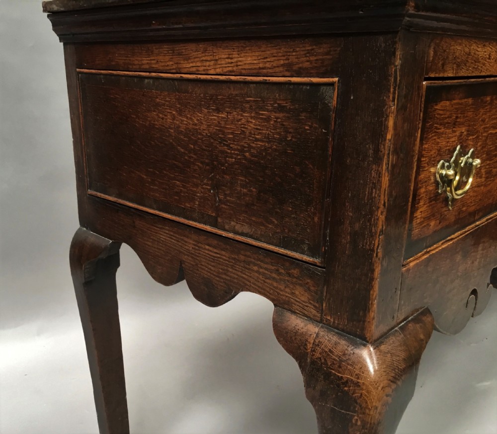 Georgian oak cabriole leg dresser View XV