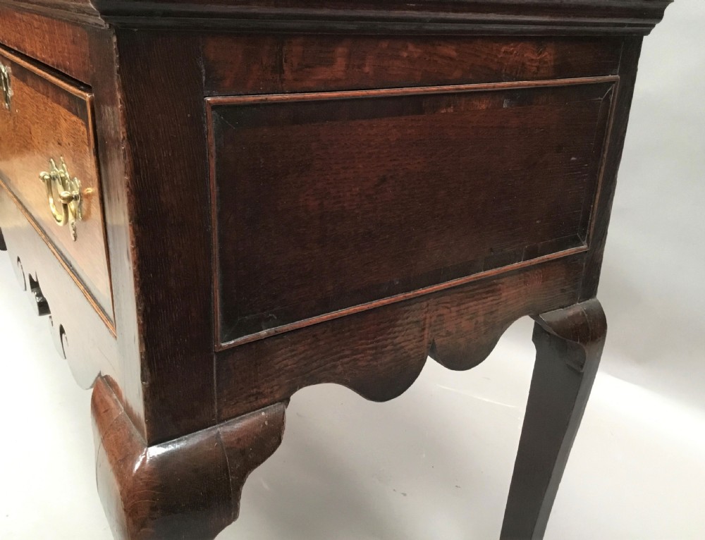 Georgian oak cabriole leg dresser View XVI