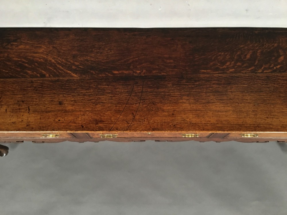 Georgian oak cabriole leg dresser View XXI
