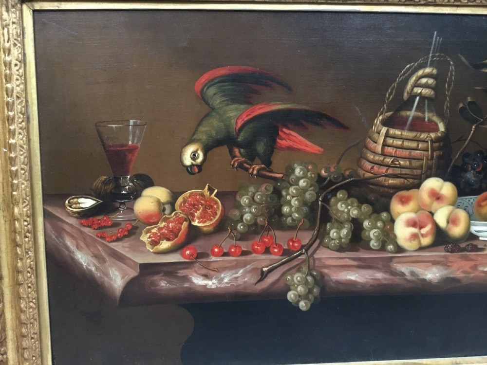 Large C19th still life oil painting View III