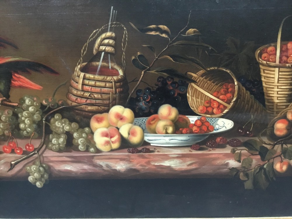 Large C19th still life oil painting View IV