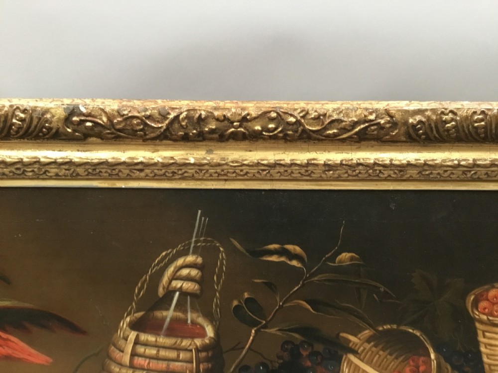 Large C19th still life oil painting View XII