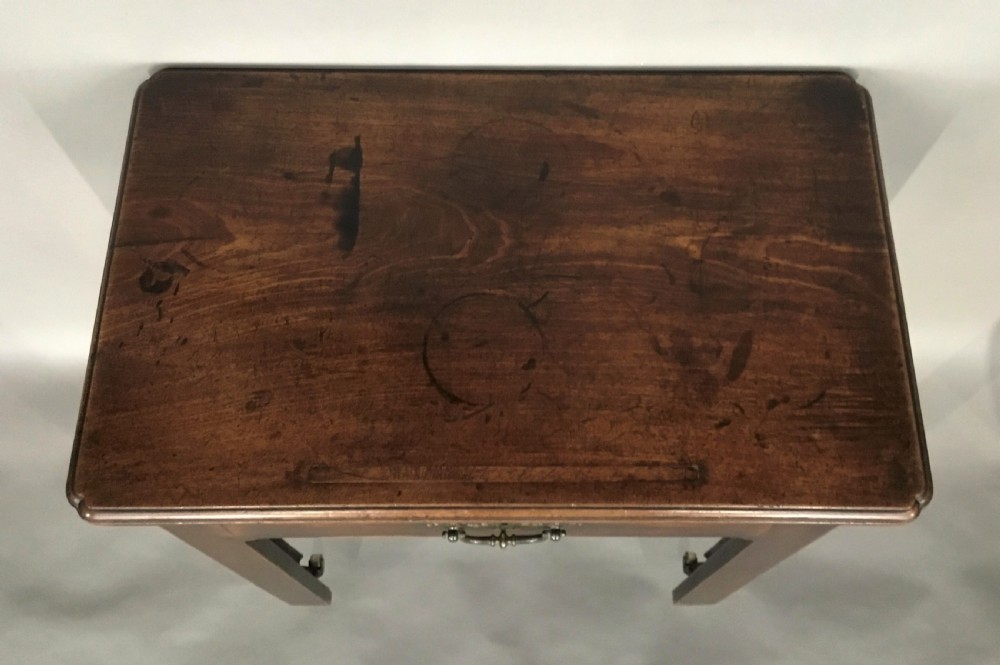 George II mahogany architects table; in original condition with an excellent colour and of compact proportions View IV