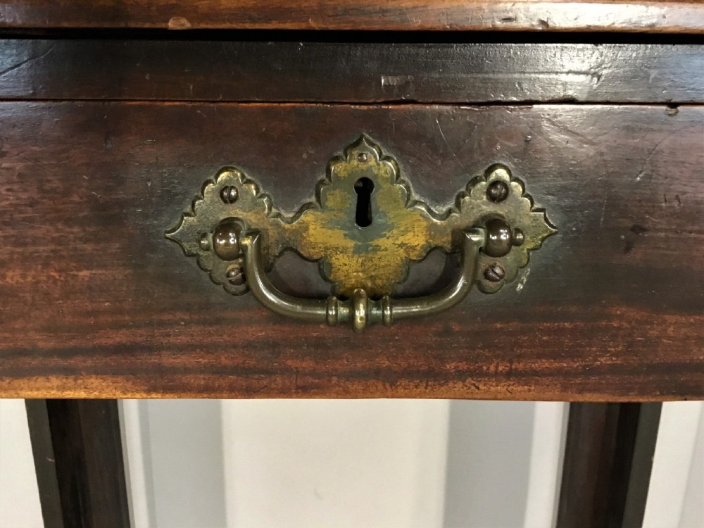 George II mahogany architects table; in original condition with an excellent colour and of compact proportions View XI