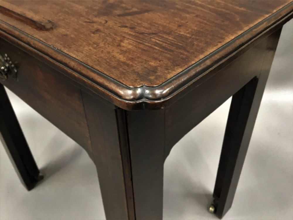 George II mahogany architects table; in original condition with an excellent colour and of compact proportions View XII