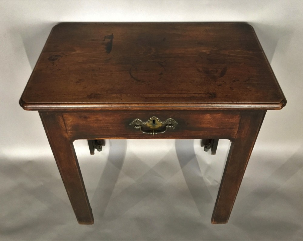 George II mahogany architects table; in original condition with an excellent colour and of compact proportions View XIV