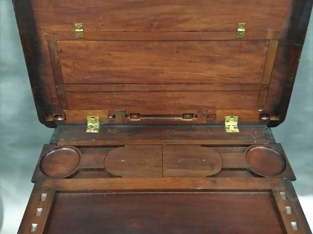 George II mahogany architects table; in original condition with an excellent colour and of compact proportions View XV