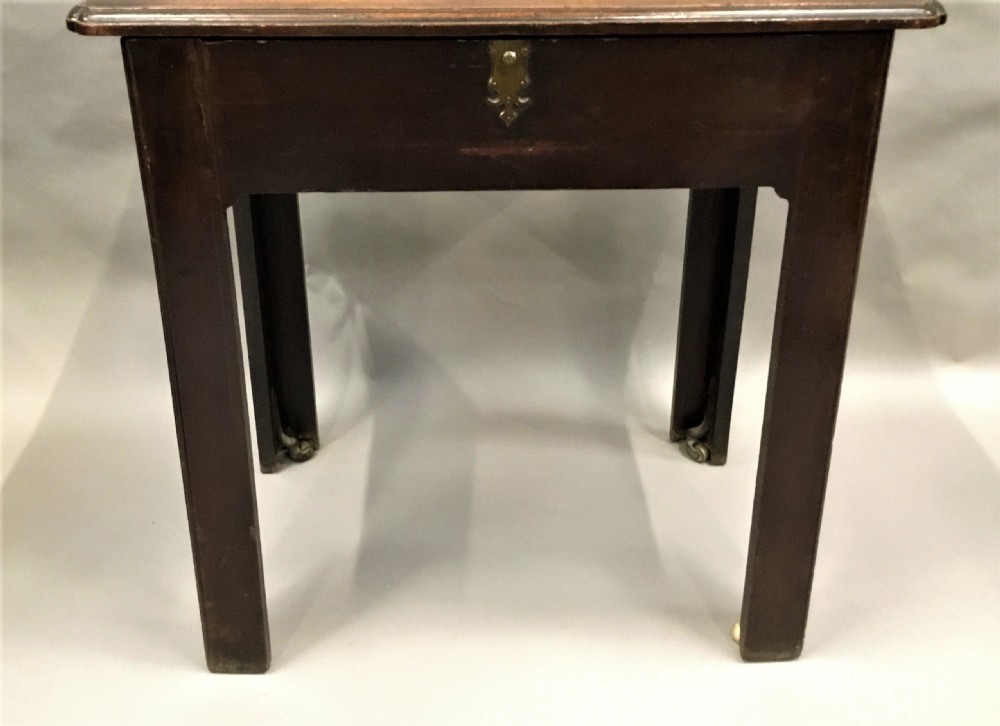 George II mahogany architects table; in original condition with an excellent colour and of compact proportions View XVIII