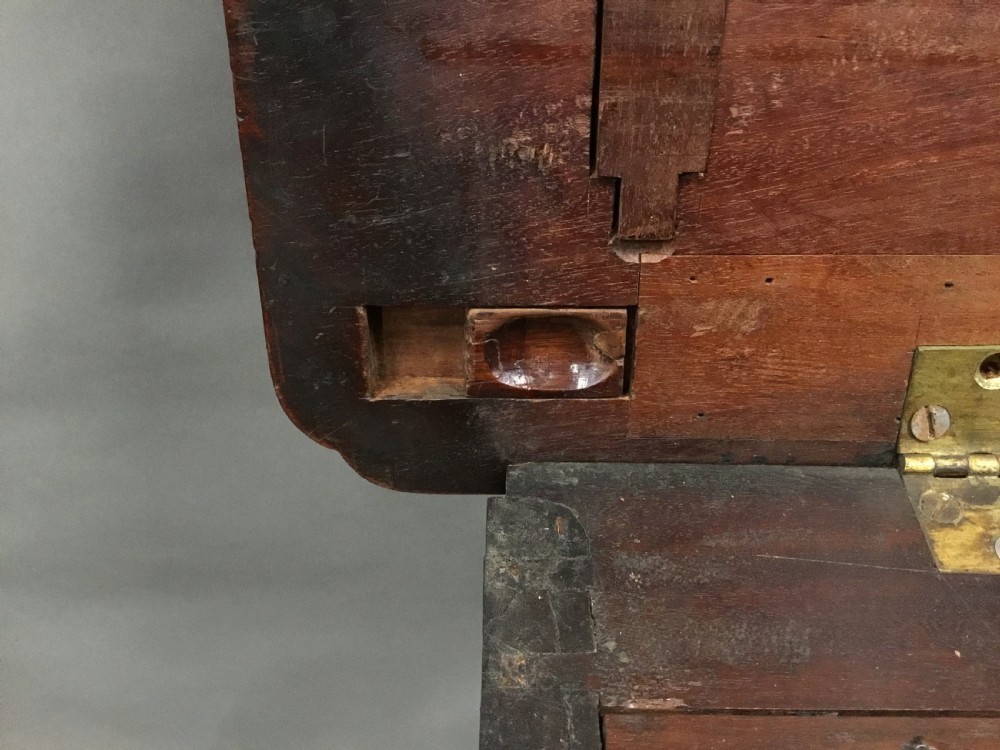 George II mahogany architects table; in original condition with an excellent colour and of compact proportions View XXI