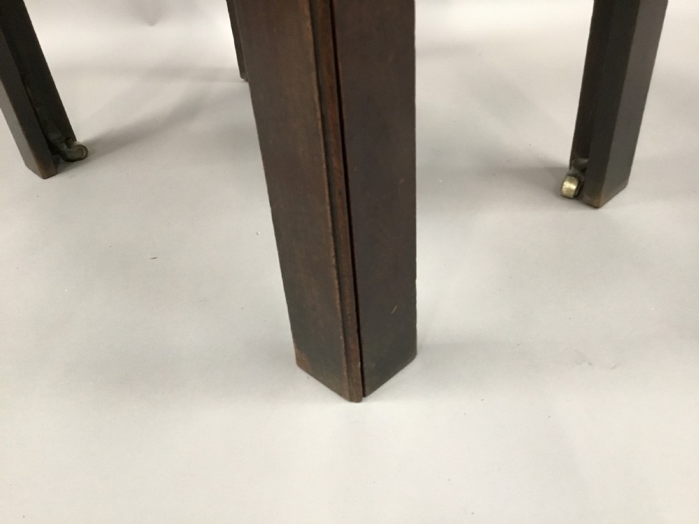 George II mahogany architects table; in original condition with an excellent colour and of compact proportions View XXIII