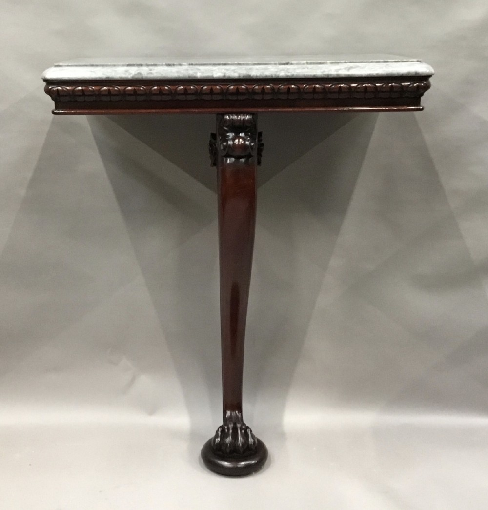 Regency mahogany console table / pier table 