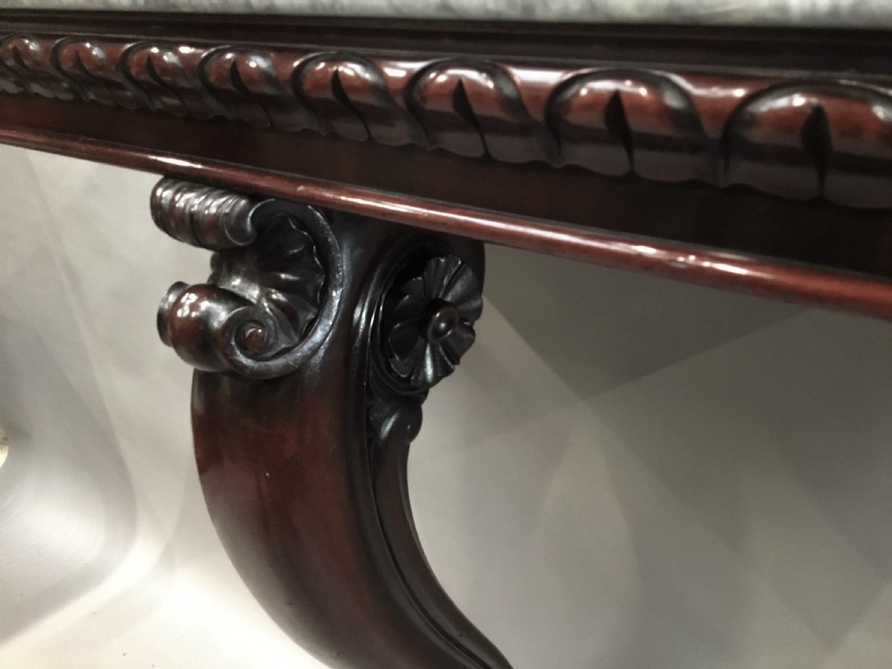Regency mahogany console table / pier table  View VII