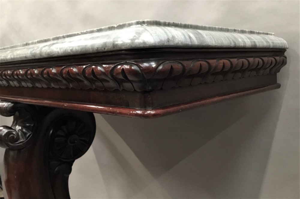 Regency mahogany console table / pier table  View XIII