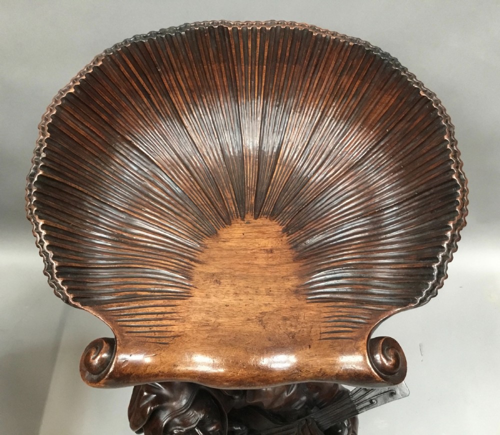 Exceptional C19th Italian carved walnut 