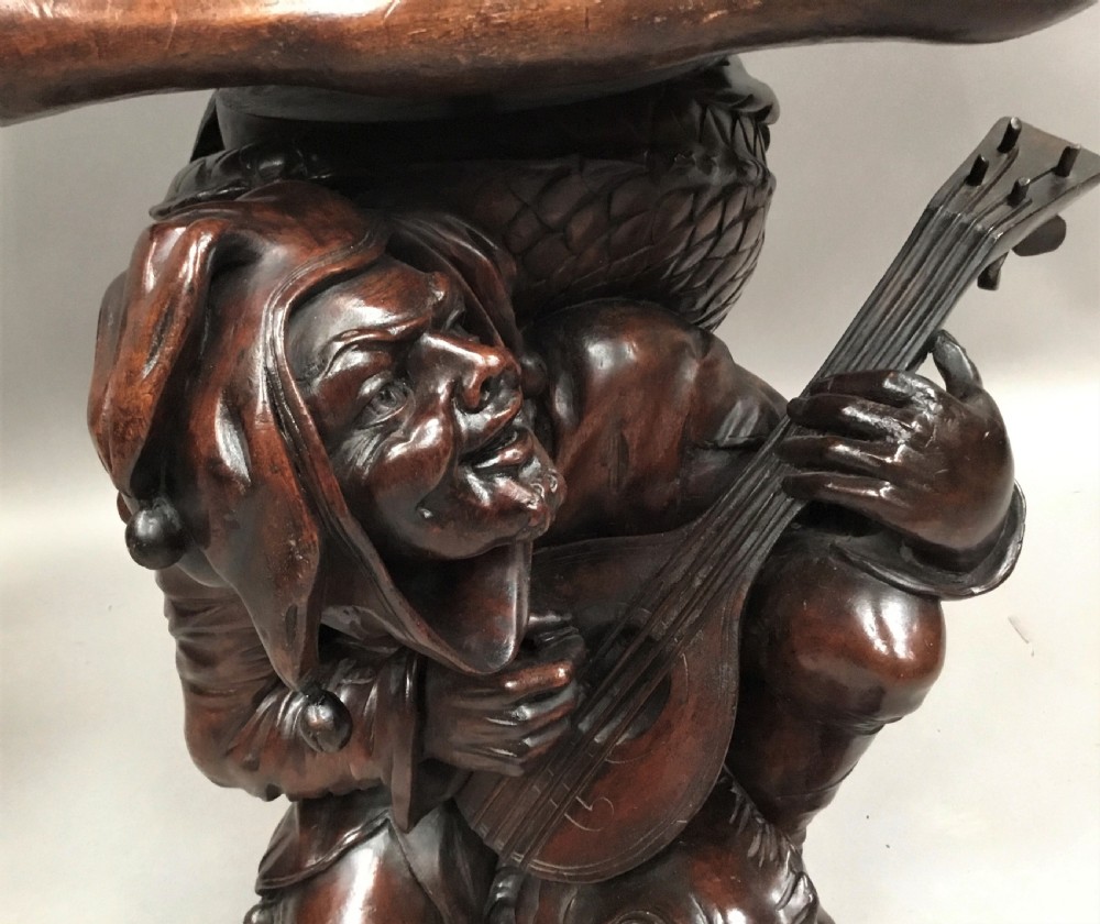 Exceptional C19th Italian carved walnut 