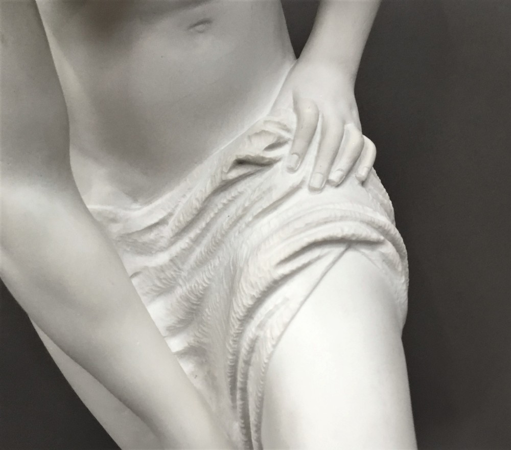 Impressive C19th large marble sculpture of Venus after Bathing View XIX