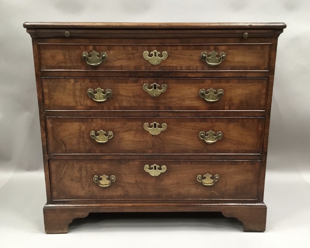 Rare George II laburnum small chest of drawers View II