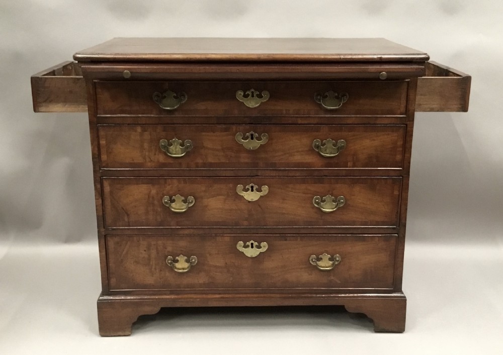 Rare George II laburnum small chest of drawers View V