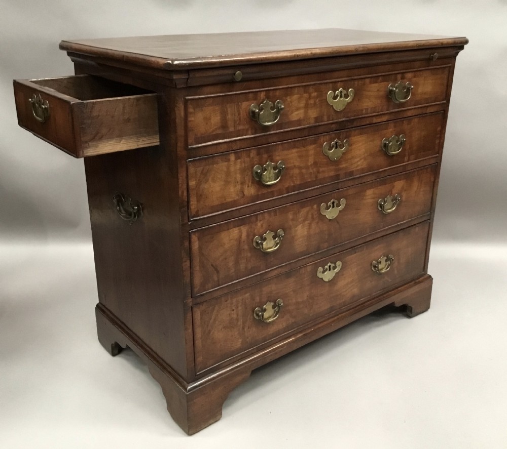 Rare George II laburnum small chest of drawers View XII