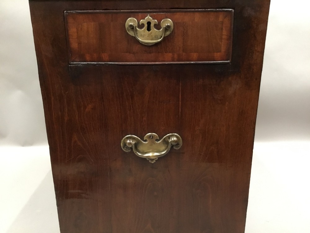 Rare George II laburnum small chest of drawers View XV