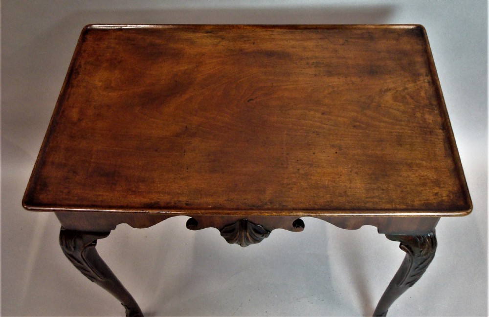 George II Irish mahogany silver table View XI