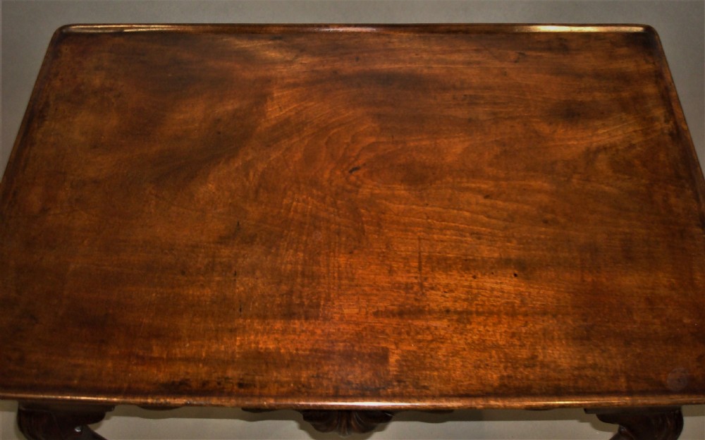 George II Irish mahogany silver table View XIII
