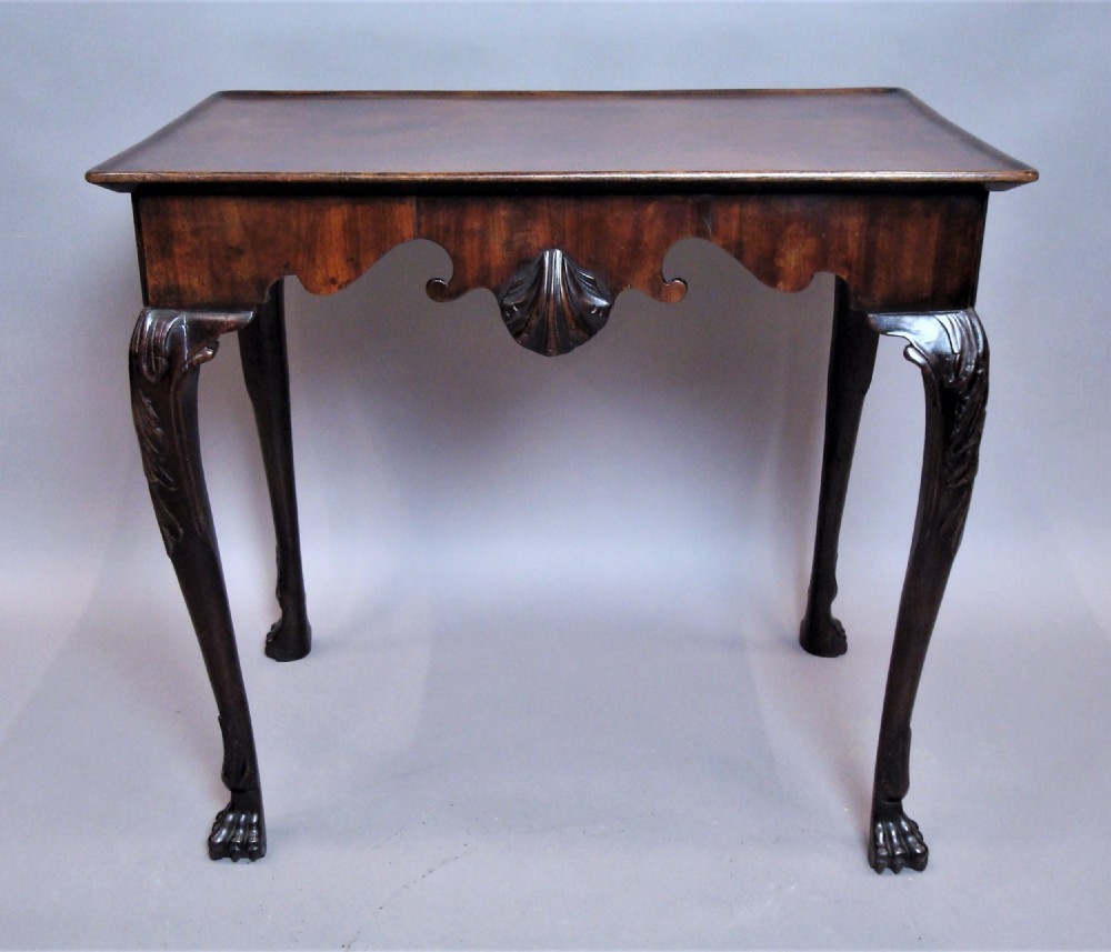 George II Irish mahogany silver table View XVI