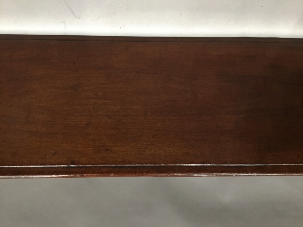 Regency mahogany hall bench / window seat; of good proportions View XVI
