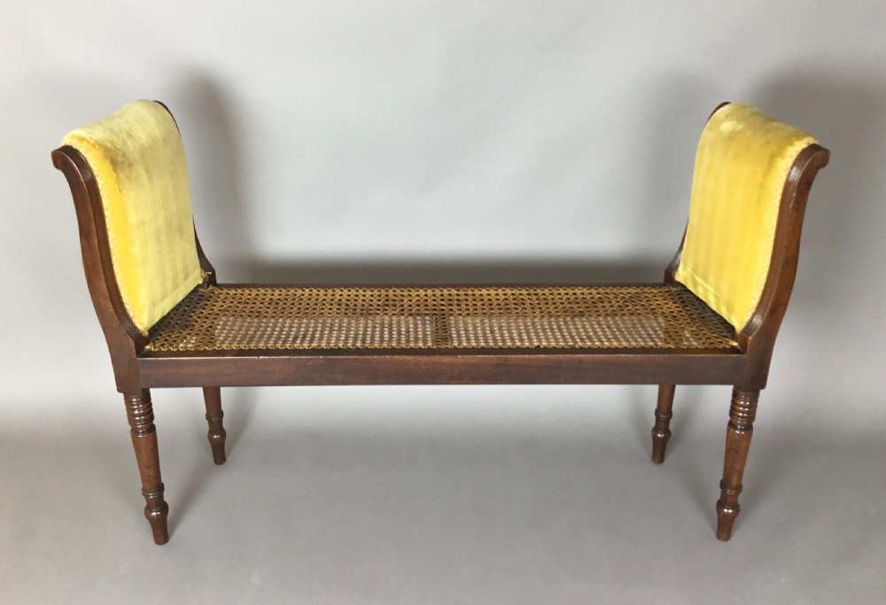 Regency mahogany window seat; good original condition View VIII