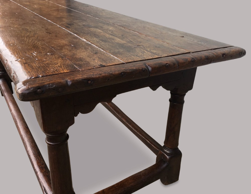 A good C17th oak refectory table View II