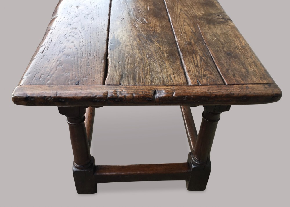 A good C17th oak refectory table View III