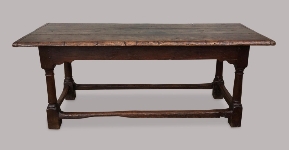 A good C17th oak refectory table View VI