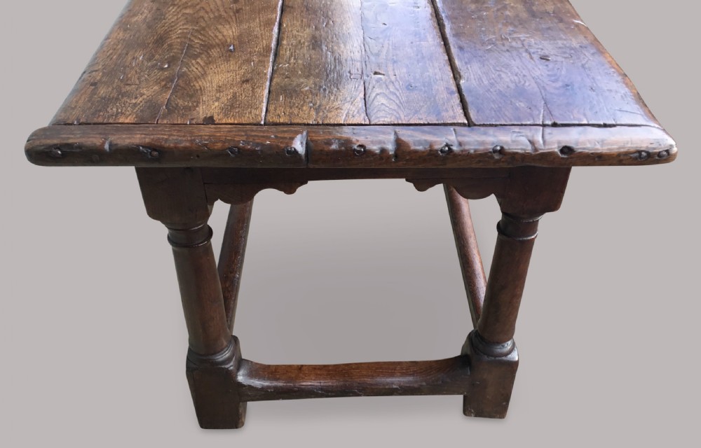 A good C17th oak refectory table View VIII