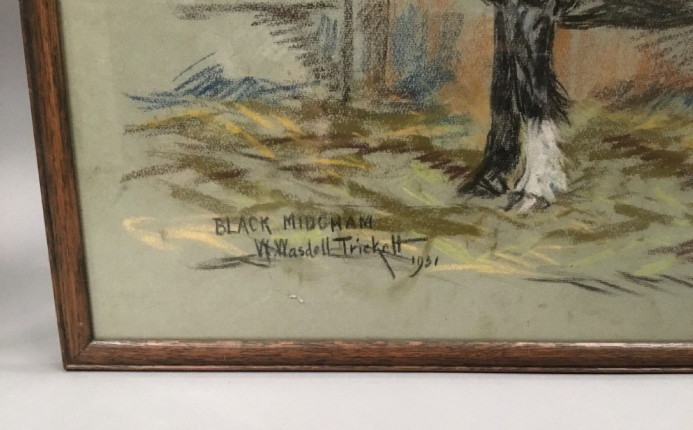 Interesting early C20th set of four ‘Irish’ pastel horse paintings View IX
