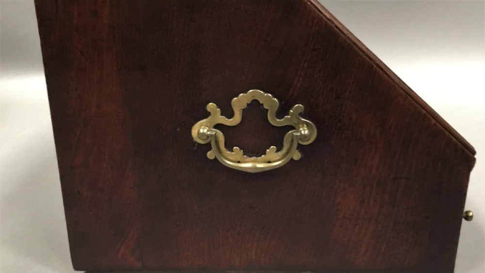 George II mahogany bureau on stand in the manner of Thomas Chippendale View XVIII