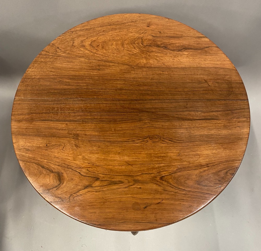 Rare C18th Chinese Huanghuali tripod table; Chinese export made for the UK market View III