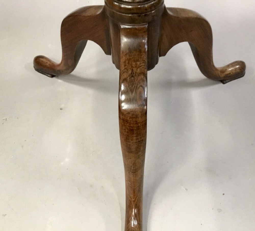 Rare C18th Chinese Huanghuali tripod table; Chinese export made for the UK market View IV
