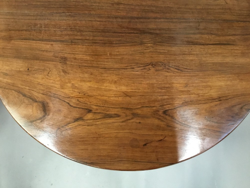 Rare C18th Chinese Huanghuali tripod table; Chinese export made for the UK market View VIII