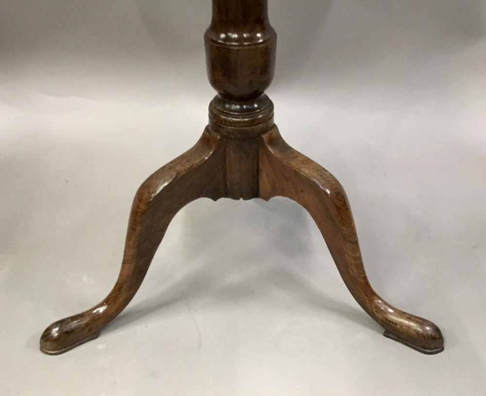 Rare C18th Chinese Huanghuali tripod table; Chinese export made for the UK market View XI
