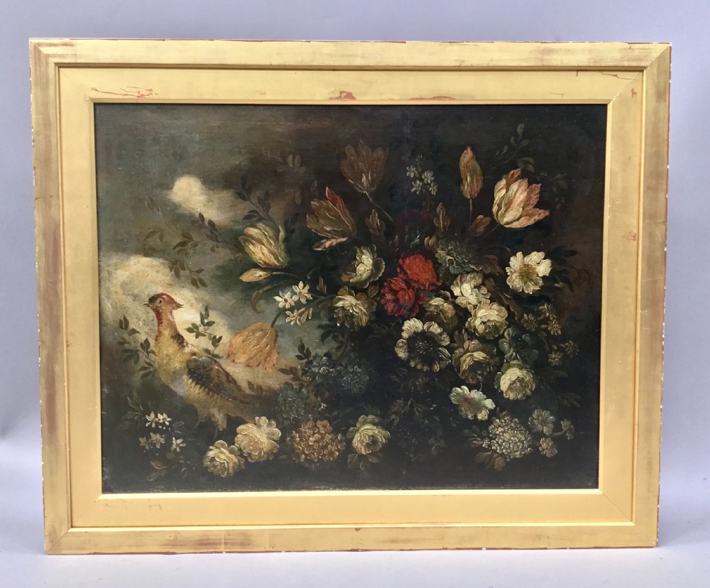 C18th large Italian oil painting