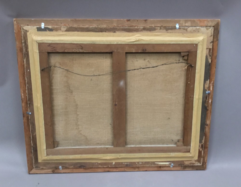 C18th large Italian oil painting View IX
