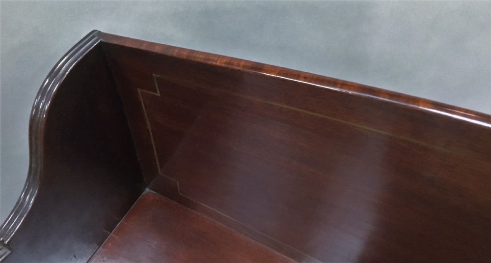 Regency figured mahogany open bookcase; attributed to Gillows of excellent quality View XIV