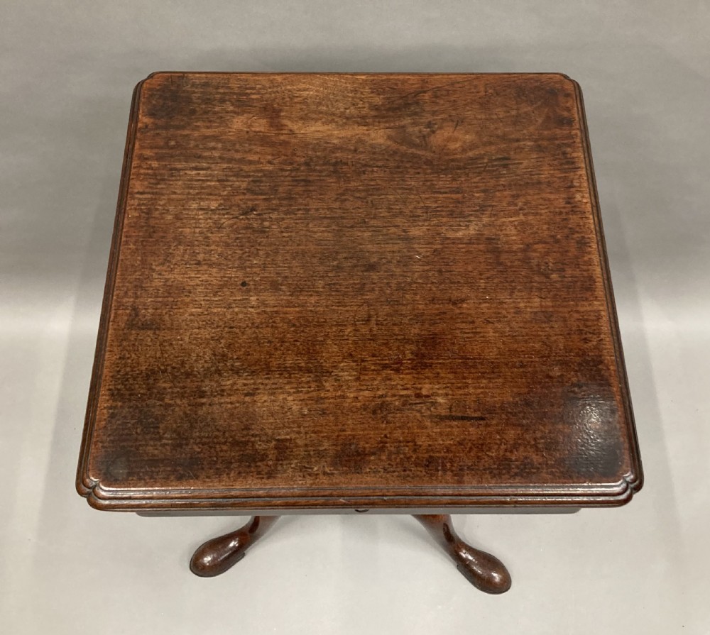 George II mahogany tripod occasional table View IV