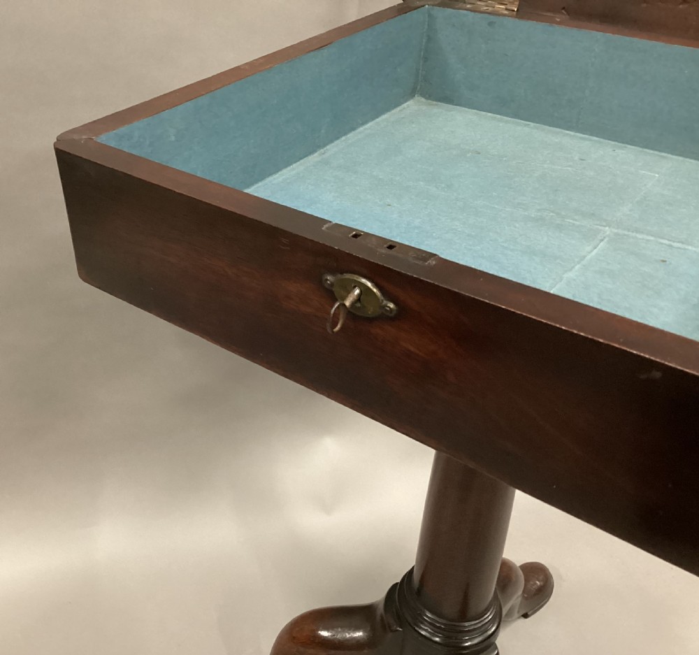 George II mahogany tripod occasional table View XII