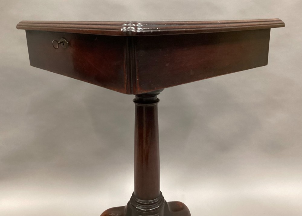 George II mahogany tripod occasional table View XVI