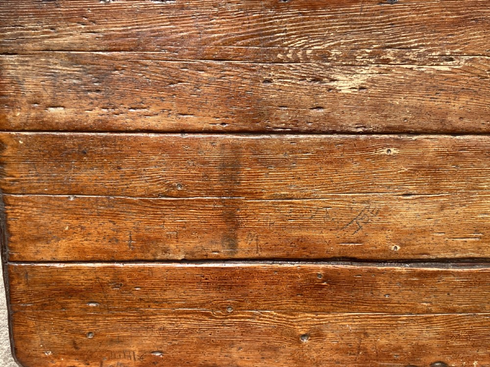 Georgian primitive pine tavern table View VIII