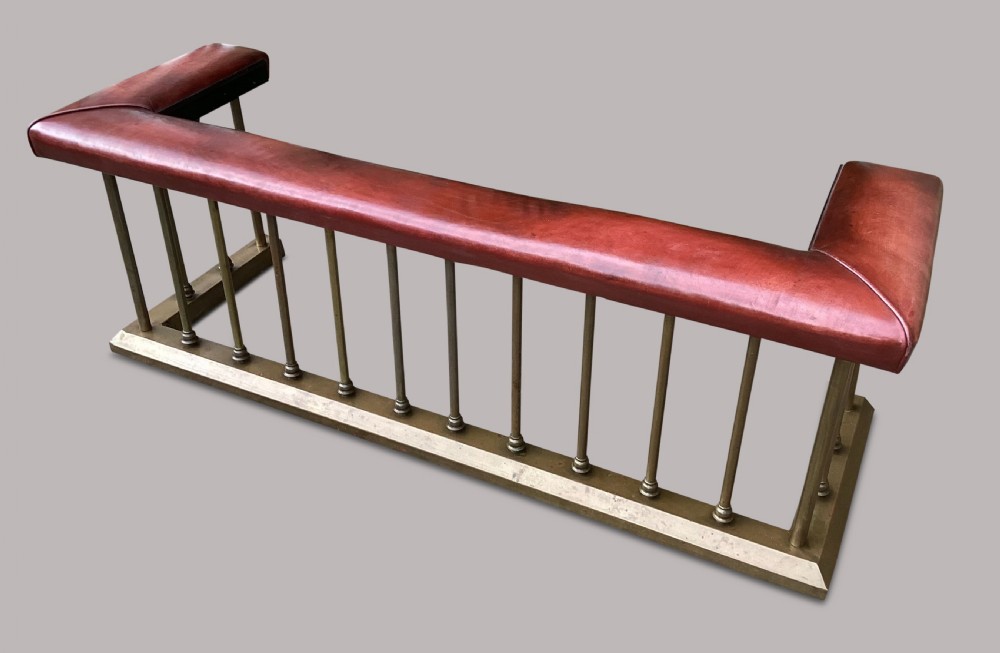 C19th brass club fender View VI