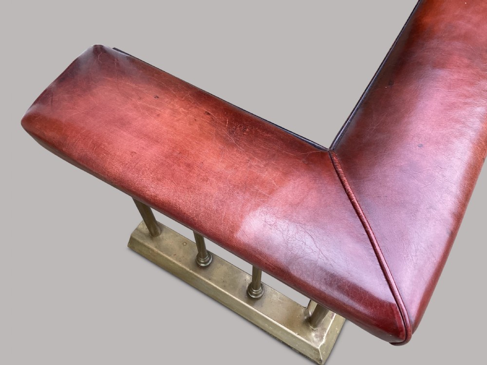 C19th brass club fender View VII